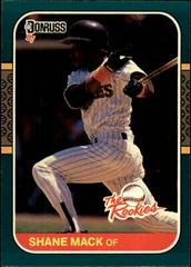 Shane Mack #42 Baseball Cards 1987 Donruss Rookies Prices