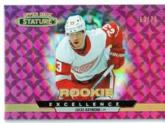 Lucas Raymond [Red] #RE-22 Hockey Cards 2021 Upper Deck Stature Rookie Excellence Prices