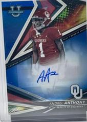 Andrel Anthony [Blue] Football Cards 2022 Bowman's Best University Autographs Prices