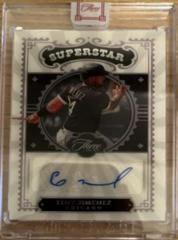 Eloy Jimenez Baseball Cards 2022 Panini Three and Two Superstar Signatures Prices