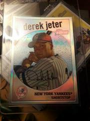 Derek Jeter [Refractor] #C72 Baseball Cards 2008 Topps Heritage Chrome Prices