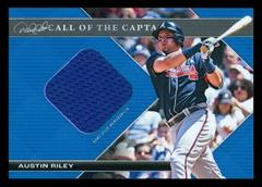 Austin Riley [Relic Blue] #30 Baseball Cards 2022 Topps X Derek Jeter Prices