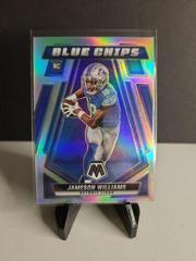 Jameson Williams [Silver] Football Cards 2022 Panini Mosaic Blue Chips Prices