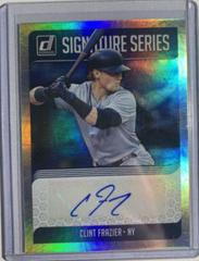 Clint Frazier #SS-CL Baseball Cards 2018 Panini Donruss Signature Series Prices