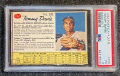 Tommy Davis [Hand Cut] #105 Baseball Cards 1962 Post Canadian Prices