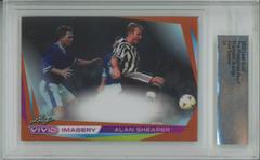 Alan Shearer [Orange] Soccer Cards 2022 Leaf Vivid Imagery Prices