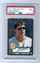 Jose Canseco #CP51 Baseball Cards 2001 Topps Heritage Chrome Partial Prices