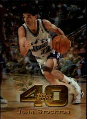 John Stockton #T25 Basketball Cards 1997 Topps Chrome Topps 40 Prices