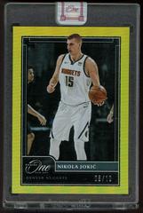 Nikola Jokic [Gold] Basketball Cards 2020 Panini One and One Prices