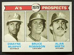 A's Prospects [Murphy, Robinson, Wirth] #711 Baseball Cards 1979 Topps Prices
