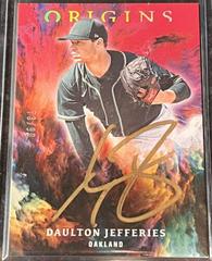 Daulton Jefferies [Gold Gold Ink] #OS-DJ Baseball Cards 2021 Panini Chronicles Origins Signatures Prices