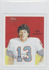 Dan Marino [Mini Topps Back] Football Cards 2009 Topps National Chicle Prices