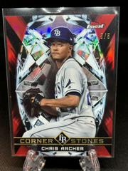 Chris Archer [Red Refractor] #6 Baseball Cards 2018 Topps Finest Prices