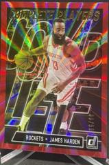 James Harden [Red Laser] #8 Basketball Cards 2019 Panini Donruss Complete Players Prices