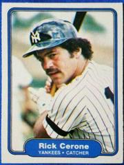 Rick Cerone #31 Baseball Cards 1982 Fleer Prices