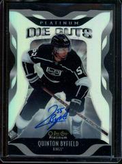 Quinton Byfield [Rainbow Autograph] Hockey Cards 2021 O-Pee-Chee Platinum Die Cuts Prices