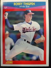 Bobby Thigpen #87 Baseball Cards 1990 Score Superstars Prices