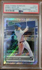 Bobby Witt Jr. [Rapture] Baseball Cards 2020 Panini Donruss Rated Prospects Prices