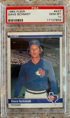 Dave Schmidt #427 Baseball Cards 1984 Fleer Prices