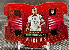 Sophia Smith [Red Flood] #20 Soccer Cards 2022 Panini Obsidian Vitreous Prices