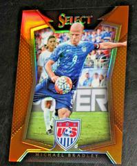 Michael Bradley [White Jersey Orange Prizm] Soccer Cards 2015 Panini Select Prices