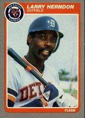 Larry Herndon #11 Baseball Cards 1985 Fleer Prices