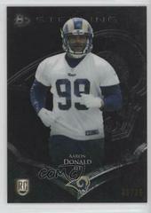 Aaron Donald [Black Refractor] #16 Football Cards 2014 Bowman Sterling Prices