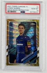 Lando Norris [Gold Wave] #101 Racing Cards 2021 Topps Chrome Formula 1 Prices