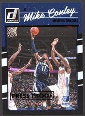 Mike Conley [Silver Press Proof] #30 Basketball Cards 2016 Panini Donruss Prices