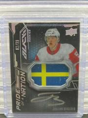 Jonatan Berggren Hockey Cards 2022 SPx UD Black Pride of a Nation Autographs Prices