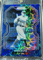 Babe Ruth [Navy Blue Kaleidoscope Prizm] Baseball Cards 2021 Panini Prizm Prices