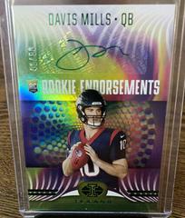 Davis Mills [Green] Football Cards 2021 Panini Illusions Rookie Endorsements Autographs Prices