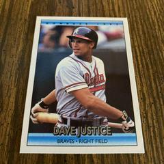 Dave Justice #327 Baseball Cards 1992 Donruss Prices