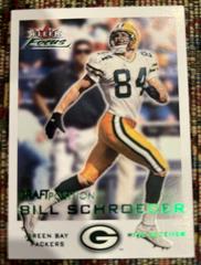 Bill Schroeder #61 Football Cards 2000 Fleer Focus Prices