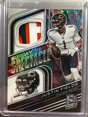 Justin Fields [Psychedelic] #SS-JFI Football Cards 2022 Panini Spectra Sunday Spectacle Prices