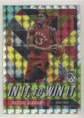 Pascal Siakam Basketball Cards 2019 Panini Mosaic in It to Win It Prices