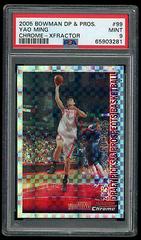 Yao Ming [Chrome Xfractor] #99 Basketball Cards 2005 Bowman Prices