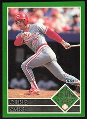 Chris Sabo #3 Baseball Cards 1992 Fleer Team Leaders Prices