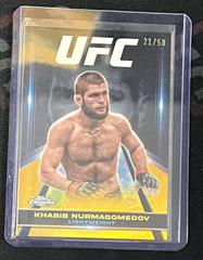 Khabib Nurmagomedov [Gold Refractor] #SUG-4 Ufc Cards 2024 Topps Chrome UFC Supergiant Prices