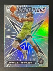 Anthony Edwards #16 Basketball Cards 2022 Panini Hoops Spark Plugs Prices
