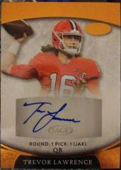 Trevor Lawrence [Red] #ASP-66 Football Cards 2021 Sage Aspire Autographs Prices