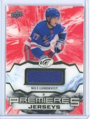 Nils Lundkvist [Jersey] #IPA-NL Hockey Cards 2021 Upper Deck Ice Premieres Prices