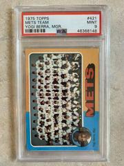 Mets Team [Yogi Berra, Mgr.] #421 Baseball Cards 1975 Topps Prices