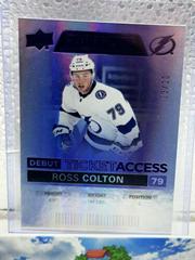 Ross Colton [Purple] #107 Hockey Cards 2021 Upper Deck Credentials Prices