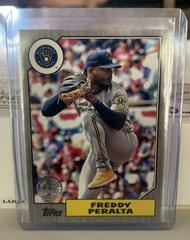 Freddy Peralta [Black] Baseball Cards 2022 Topps 1987 Series 2 Prices
