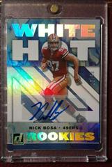 Nick Bosa #WHR 8 Football Cards 2019 Donruss White Hot Rookies Autographs Prices