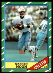 Warren Moon #350 Football Cards 1986 Topps Prices