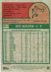 Bert Blyleven #OB-14 Baseball Cards 2024 Topps Heritage Oversized 1975 Box Loader Prices