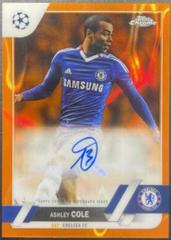 Ashley Cole [Orange Lava] #CA-AC Soccer Cards 2022 Topps Chrome UEFA Club Competitions Autographs Prices