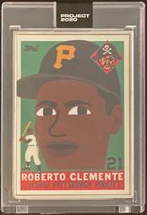 Roberto Clemente [Silver Frame Artist Proof] Baseball Cards 2020 Topps Project 2020 Prices